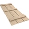 Ekena Millwork Rustic Three Board Spaced Board-n-Batten Sandblasted Faux Wood Shutters, 17 1/2W x 76H, PR SHUBSS17X76SDPR - alternate 5